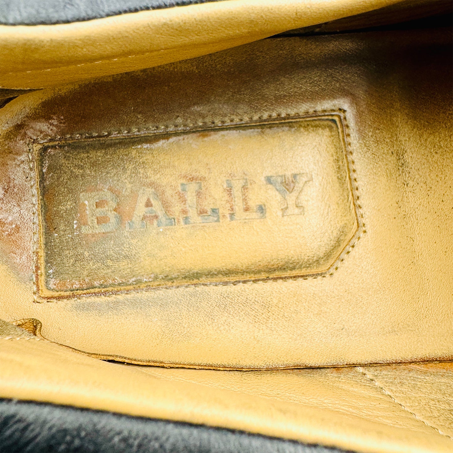 Bally Herald Black Slip-On Shoes (Size 41.5)