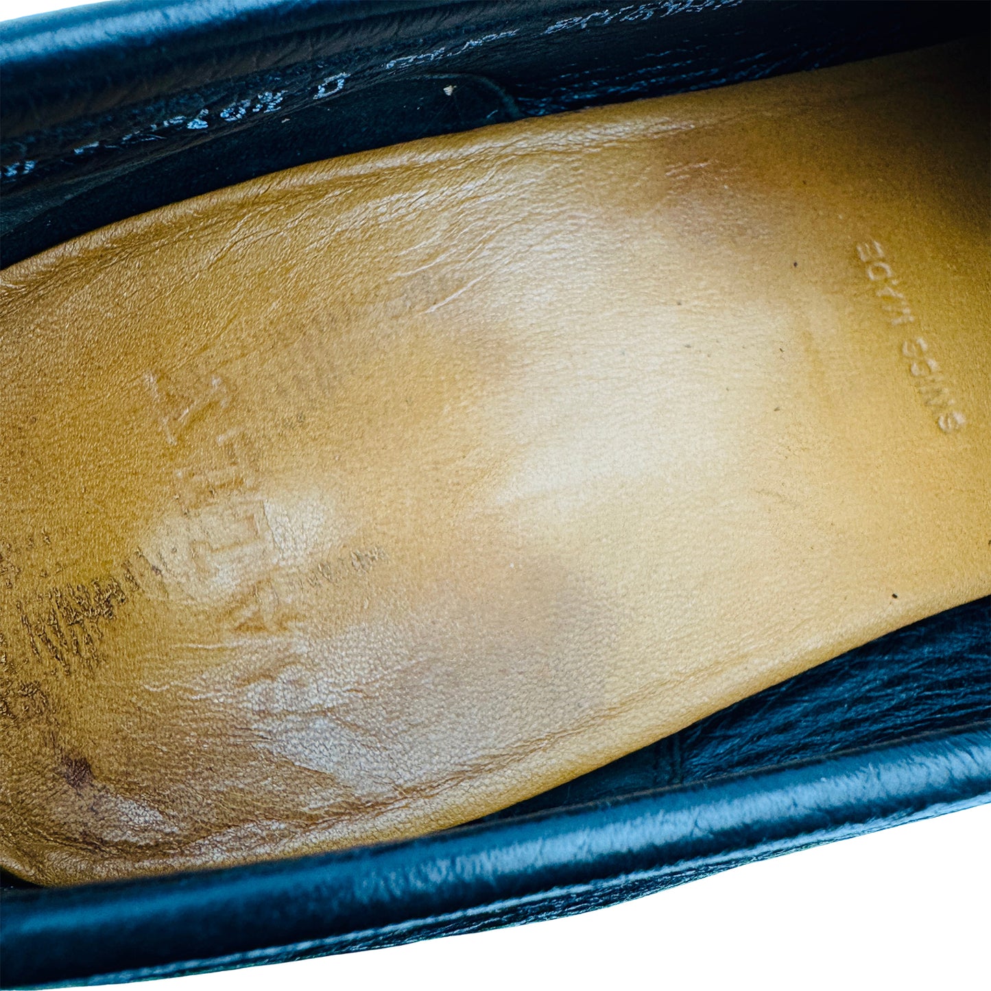 Bally Men's Black Leather Loafers (Size 43.5)
