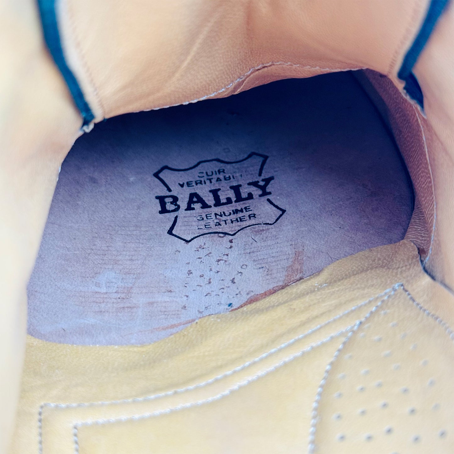 Bally Men's Suede Leather Derby Shoes (Size 43.5)