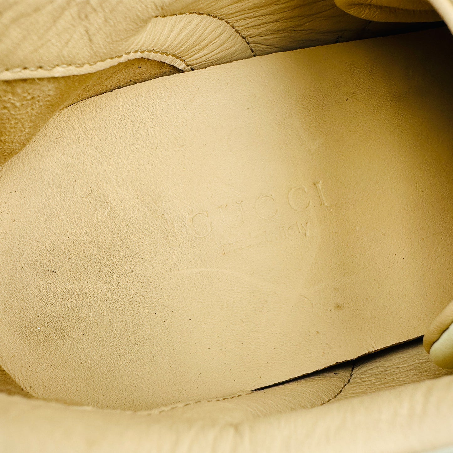 Gucci Women's ACE Leather Sneakers (Size 37/37.5)