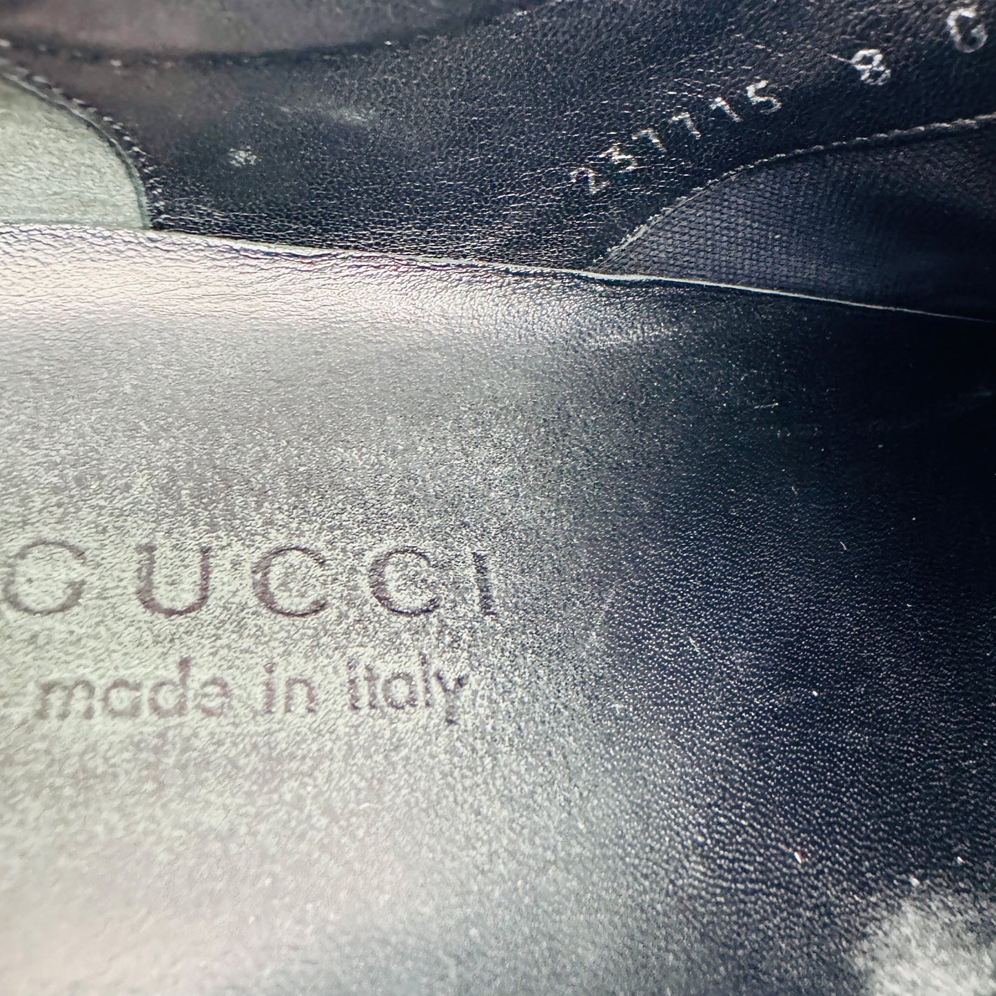 Gucci Web Stripe GG Canvas Black Sneakers (Size 42.5) - 237715