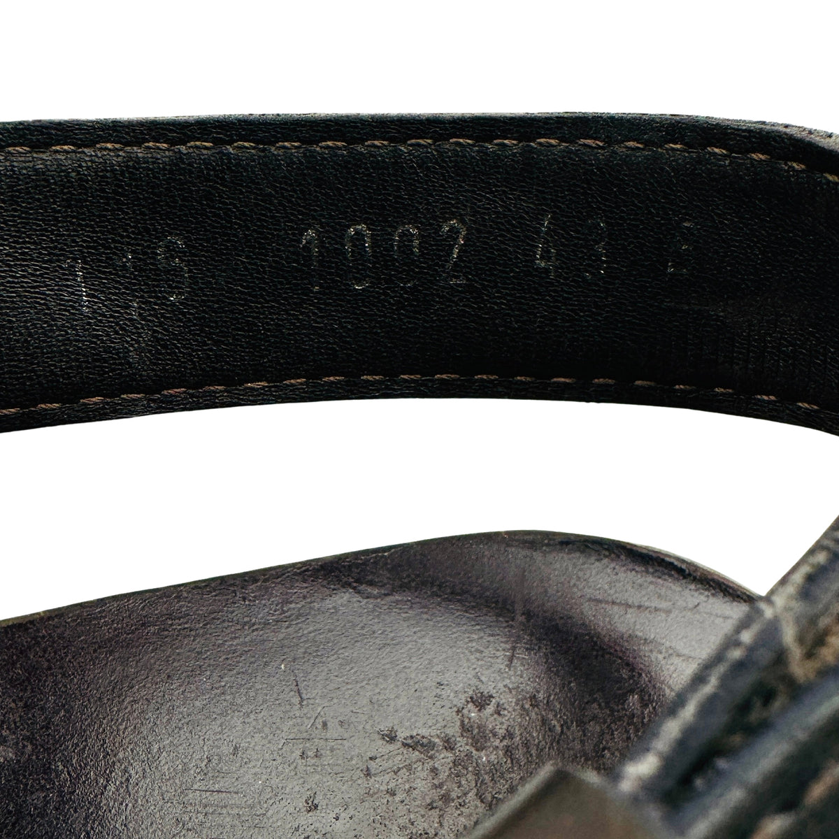 Gucci Vintage Leather Slingback Sandals (Size 43/43.5)