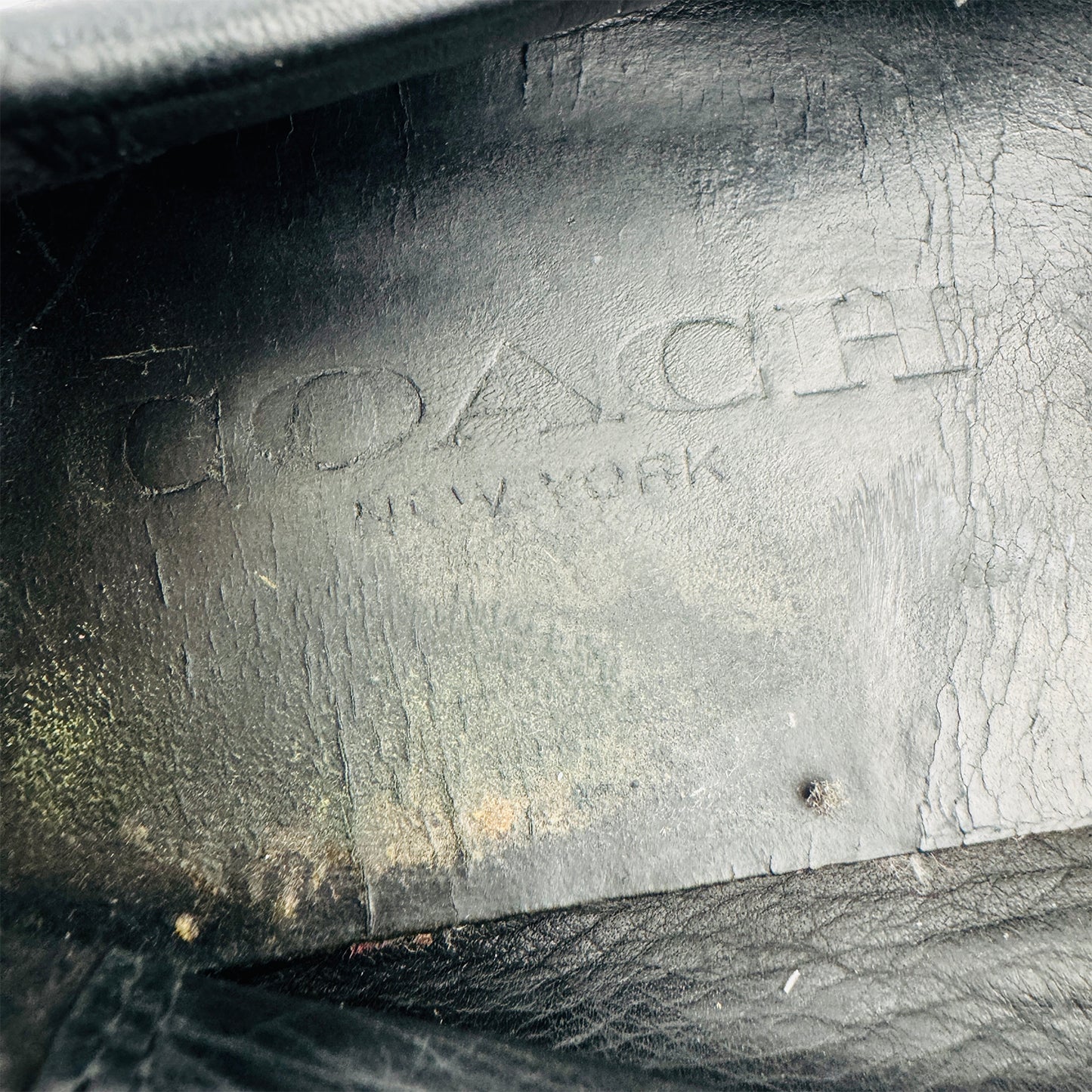 Coach Monogram-Embroidered Loafers (Size 41/41.5)