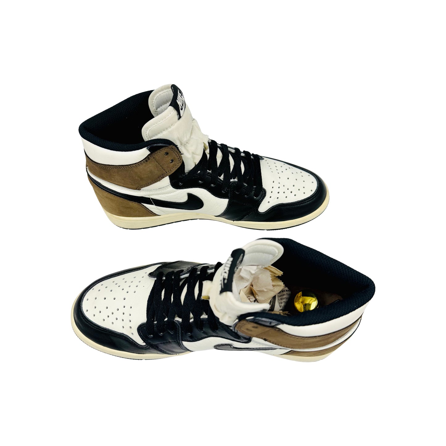 Nike Men's Air Jordan 1 Retro High OG Sneakers (Size 42.5) - 555088-105