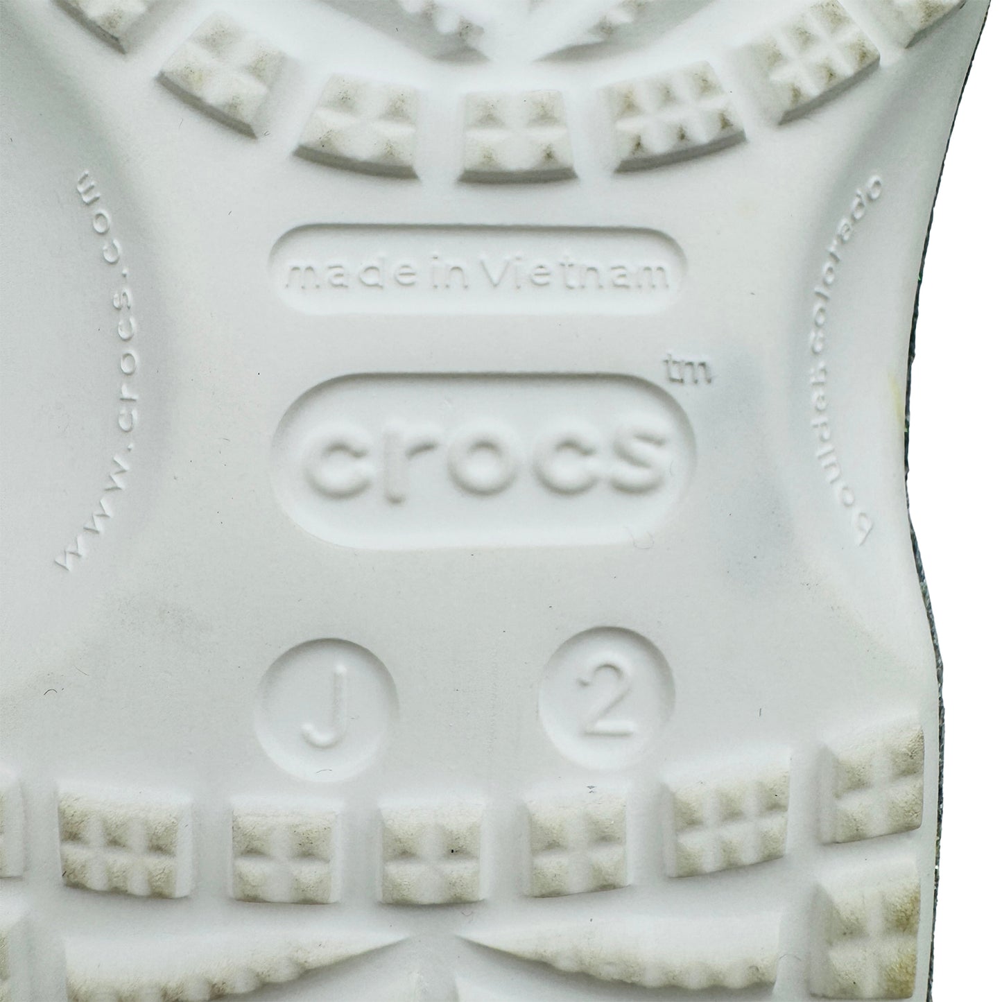 Crocs Classic Iridescent Glitter Clogs (Size 33/34) - 210986