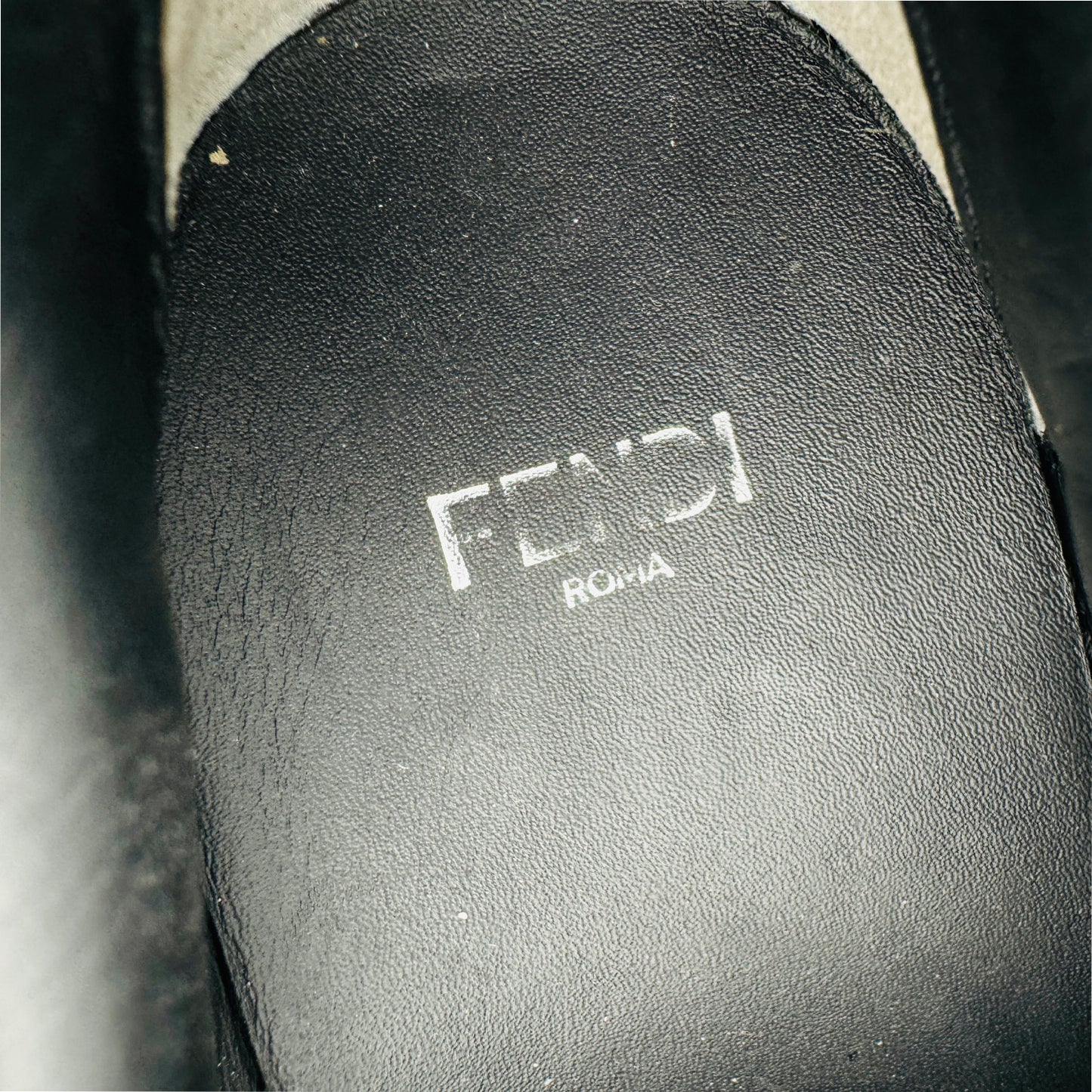 Fendi Monster Eye 'Black White' Shoes (Size 35)