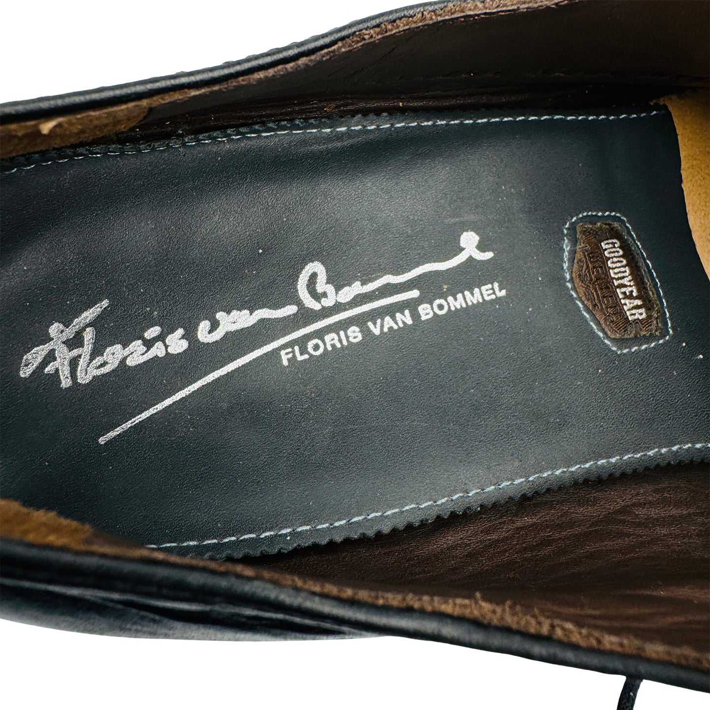 Floris van Bommel Black Derby Shoes (Size 42/42.5)