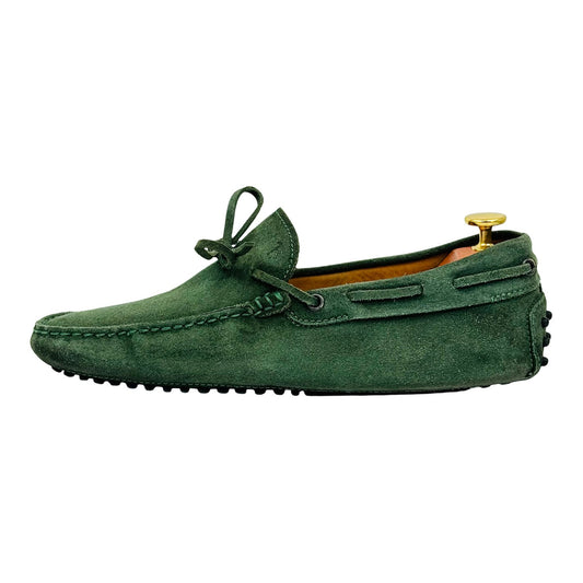 TOD'S Men's Green Gommino Driving Loafer (Size 41/41.5)