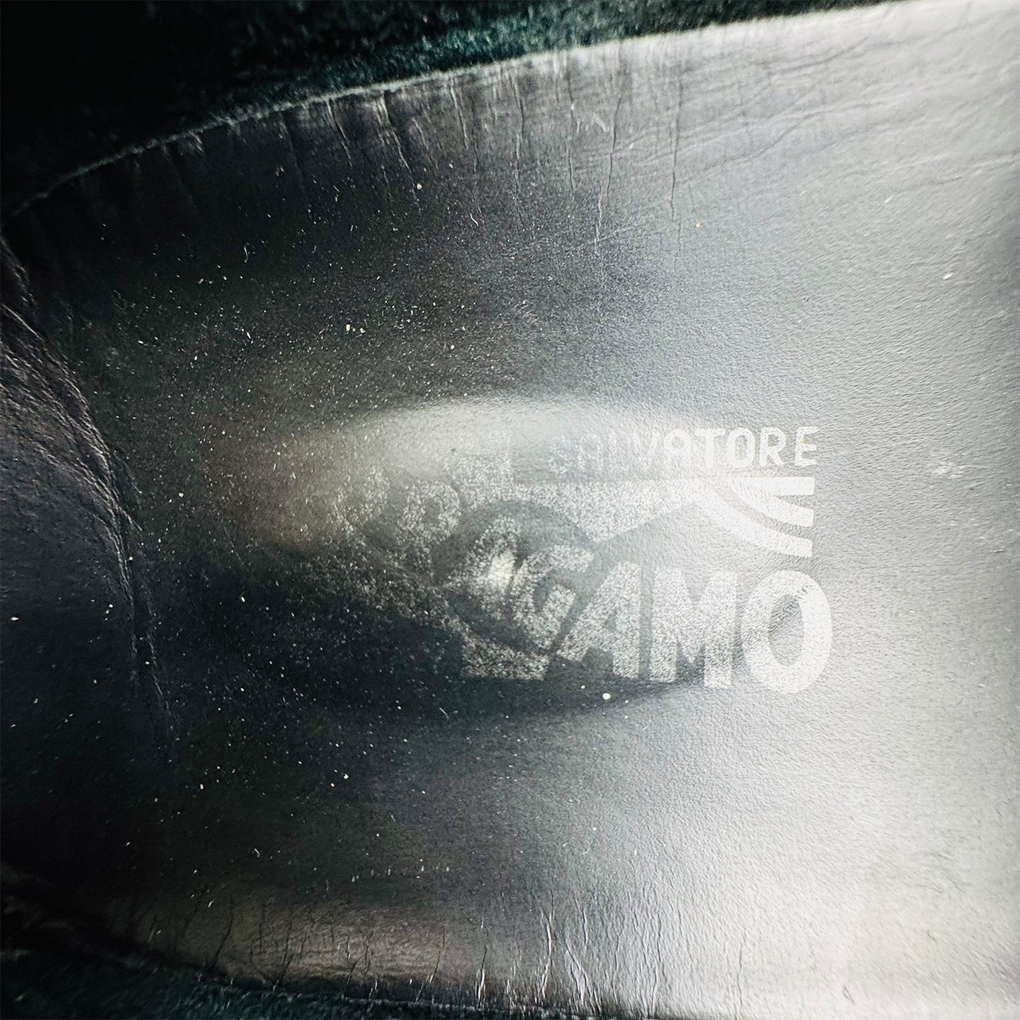 Salvatore Ferragamo Pebbled Leather Italian Loafers (Size 44.5)