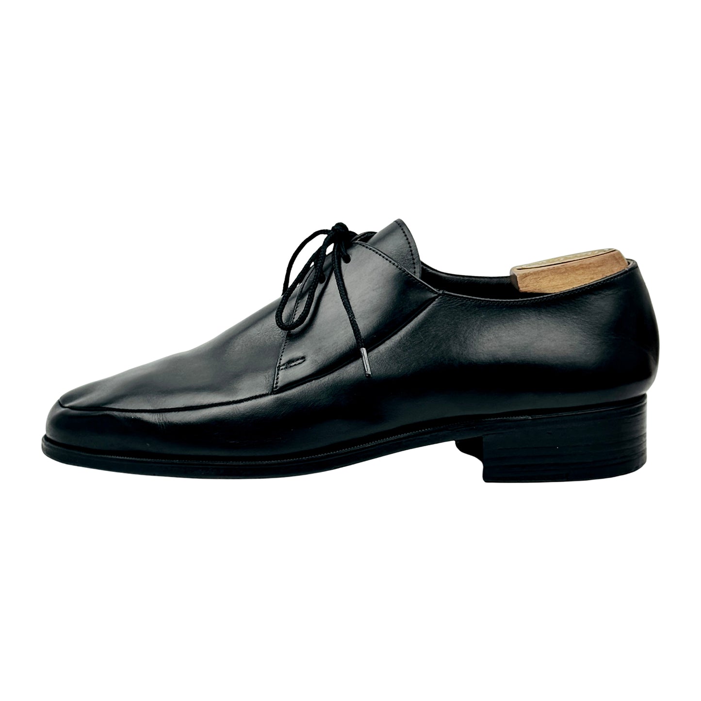 Bally Black Leather Swiss Made Derby Shoes (Size 42)