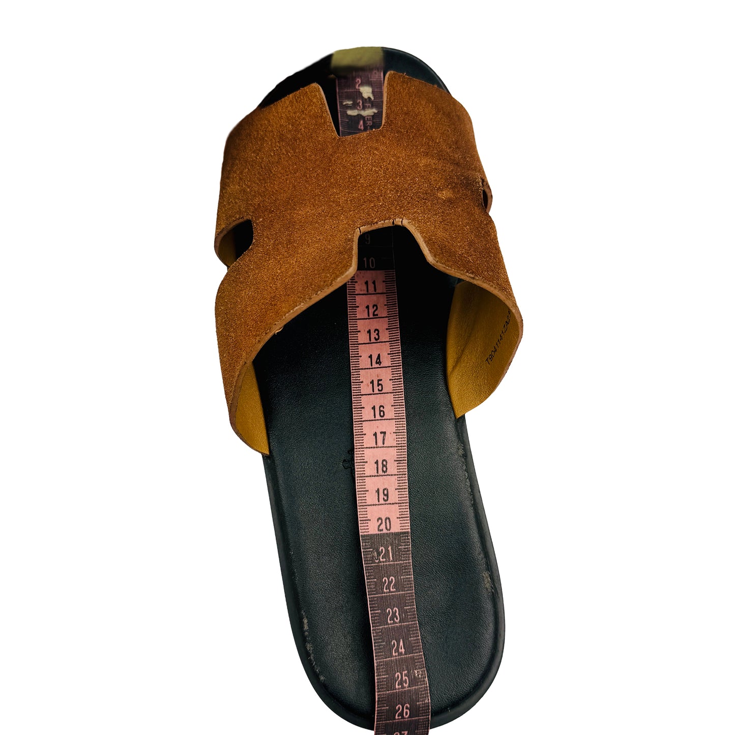 Hermes Izmir Sandal Suede Brown Slippers (Size 41.5/42)