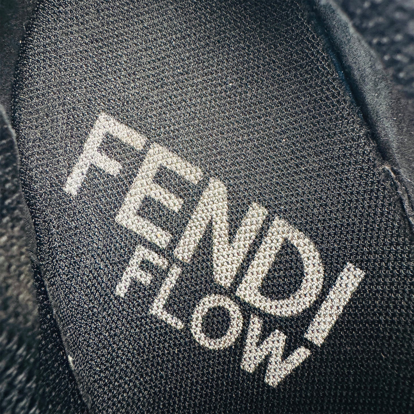 Fendi Men's Flow Black Leather Sneakers (Size 43.5/44)