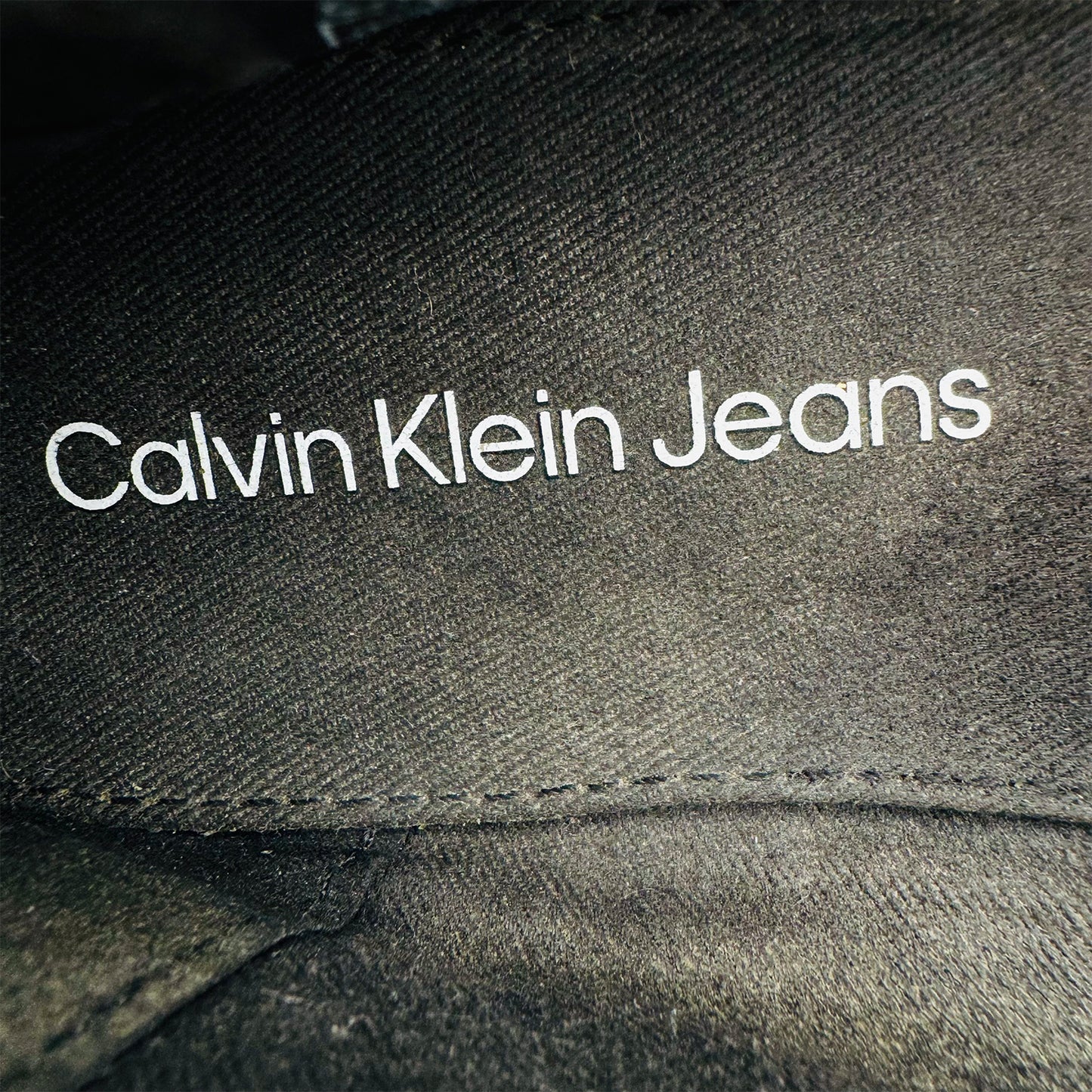 Calvin Klein Jeans Mono Seasonal Black Espadrilles (Size 37)