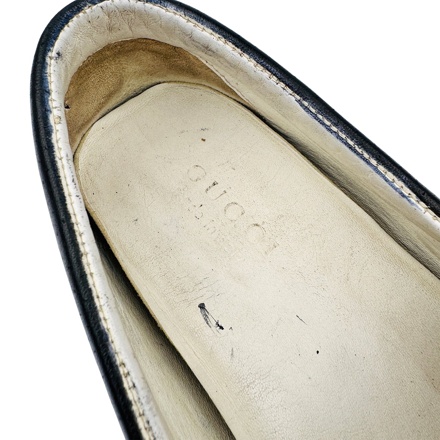Gucci Men's Black Leather Loafers (Size 41.5/42)