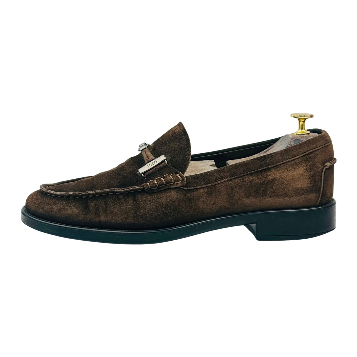 Tod's Men's Brown Suede Italian Loafers (Size 42.5)
