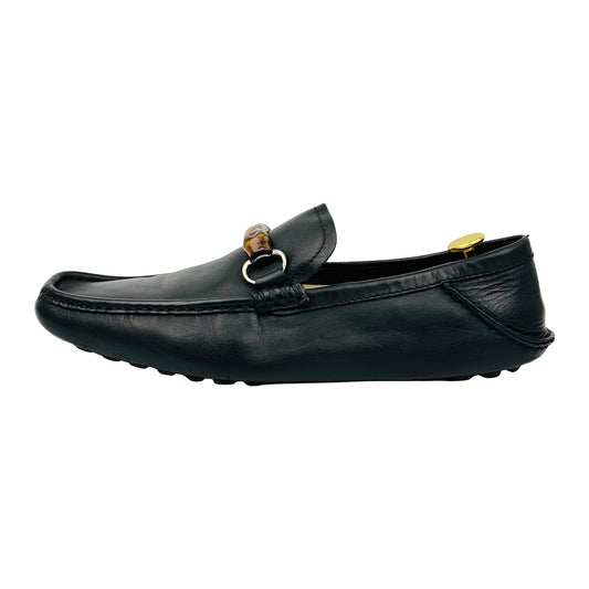 Gucci Bamboo Black Leather Loafer (Size 43/43.5)