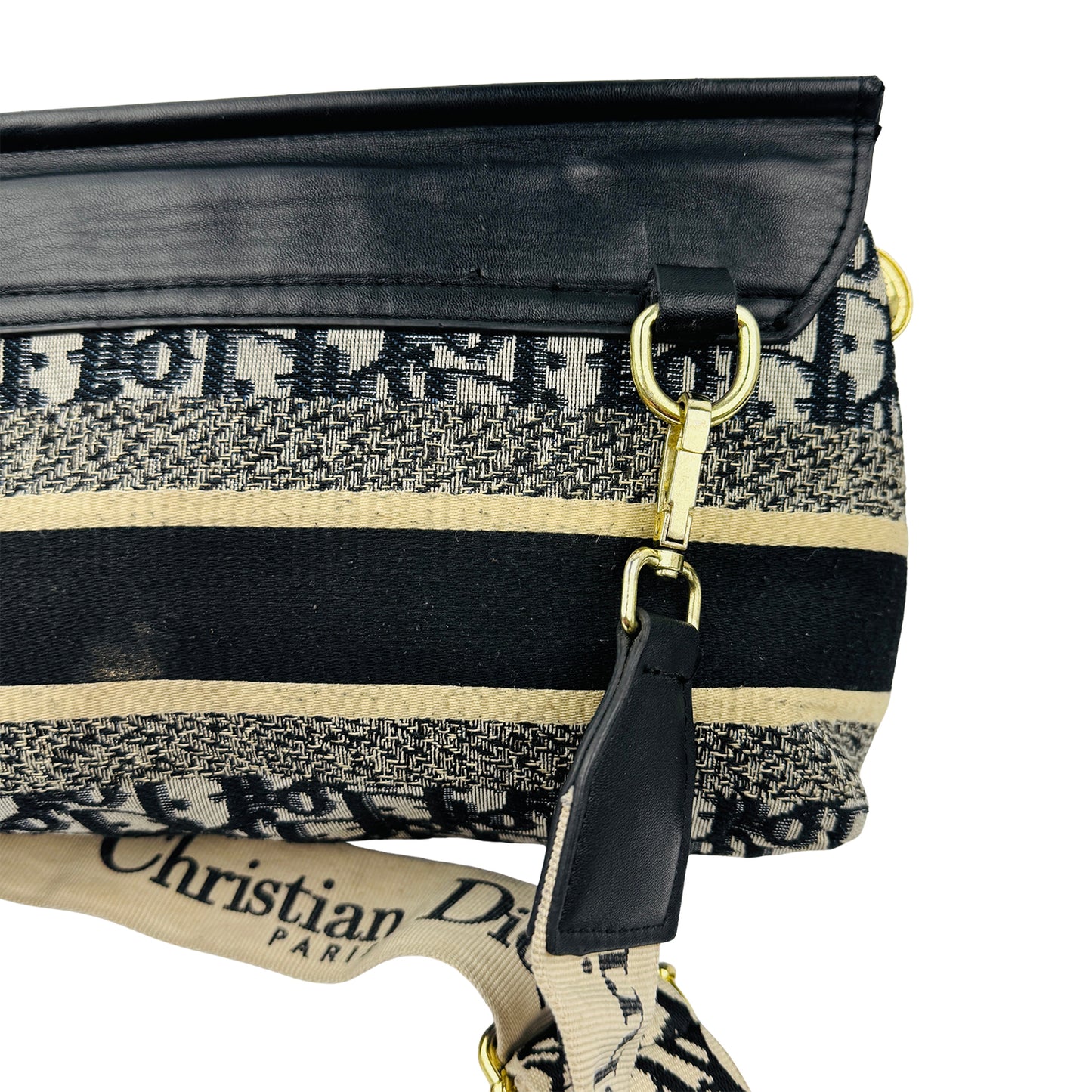 Christian Dior Diorcamp Messenger 'Beige Black' Hand Bag