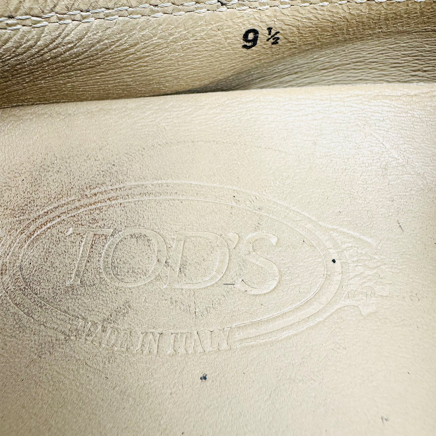 Tod's Men's T Logo Black Leather Loafers (Size 44)