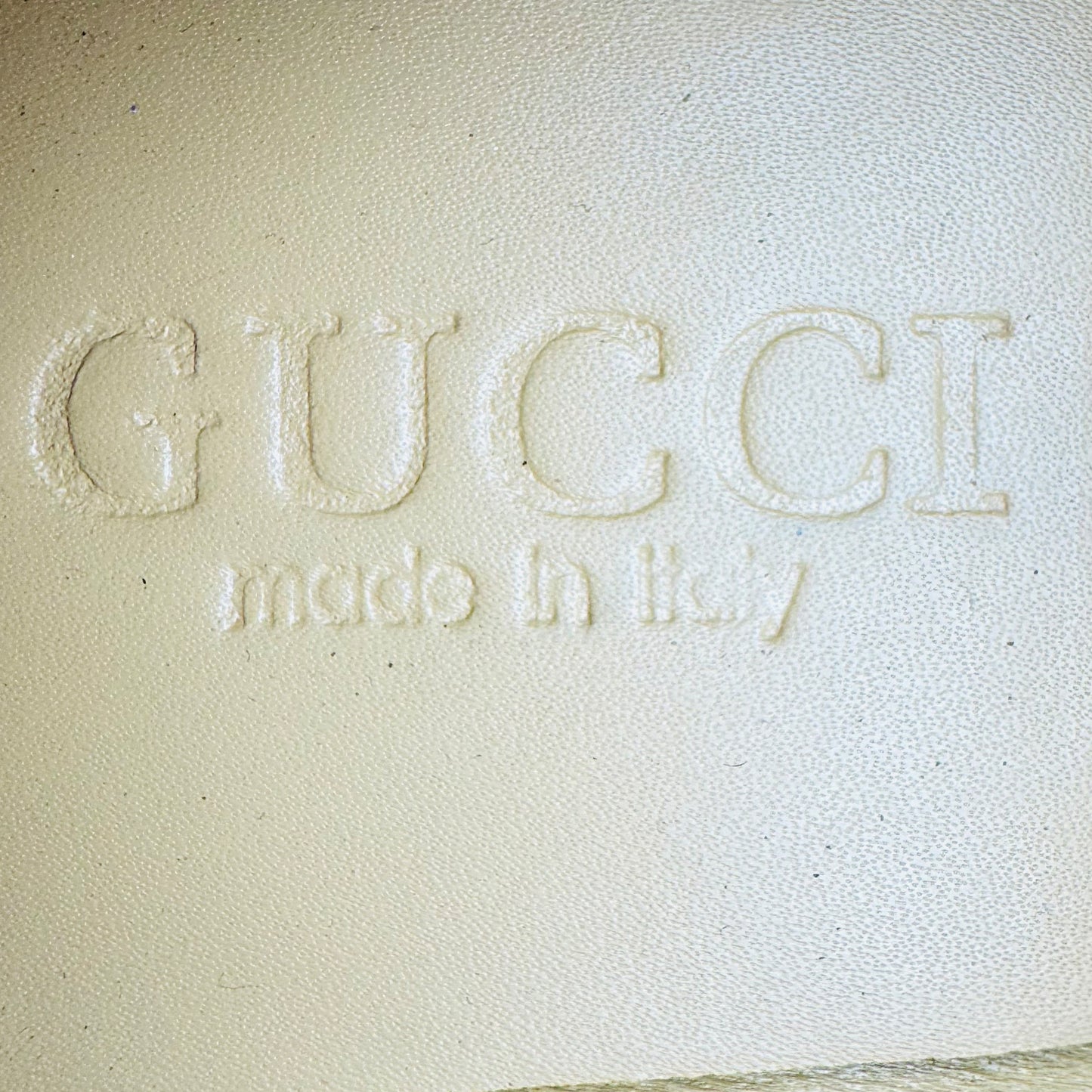 Gucci Jordaan Black Leather GG Embossed Loafers (Size 45)