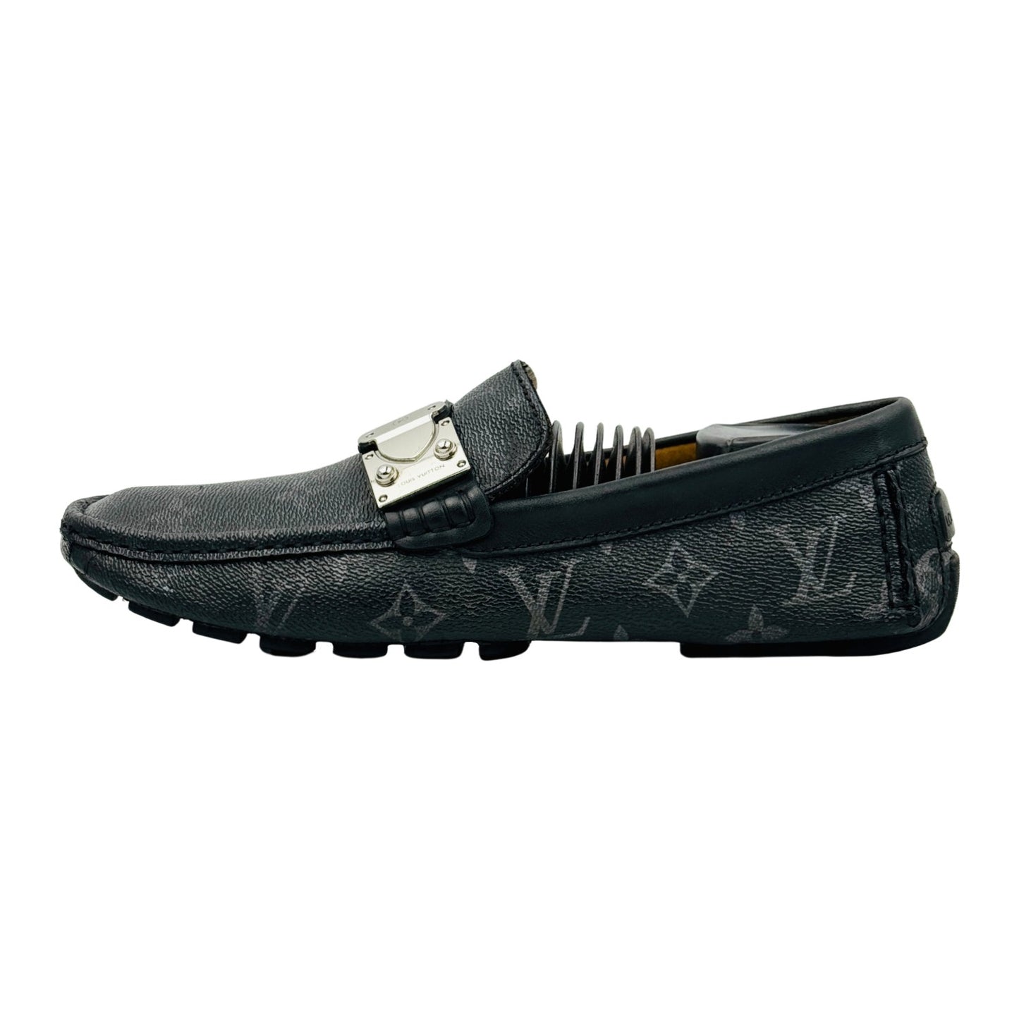 Louis Vuitton S Lock LV Monogram Driving Loafers (Size 40/40.5)