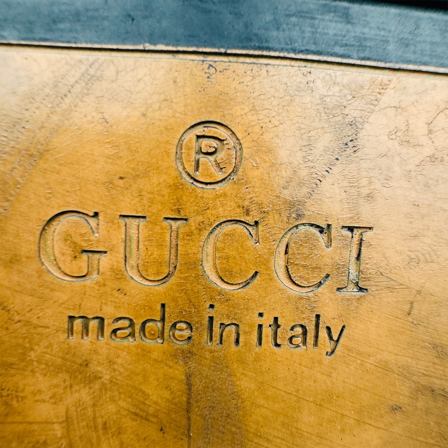 Gucci Black Leather Web Horsebit Loafers (Size 42)