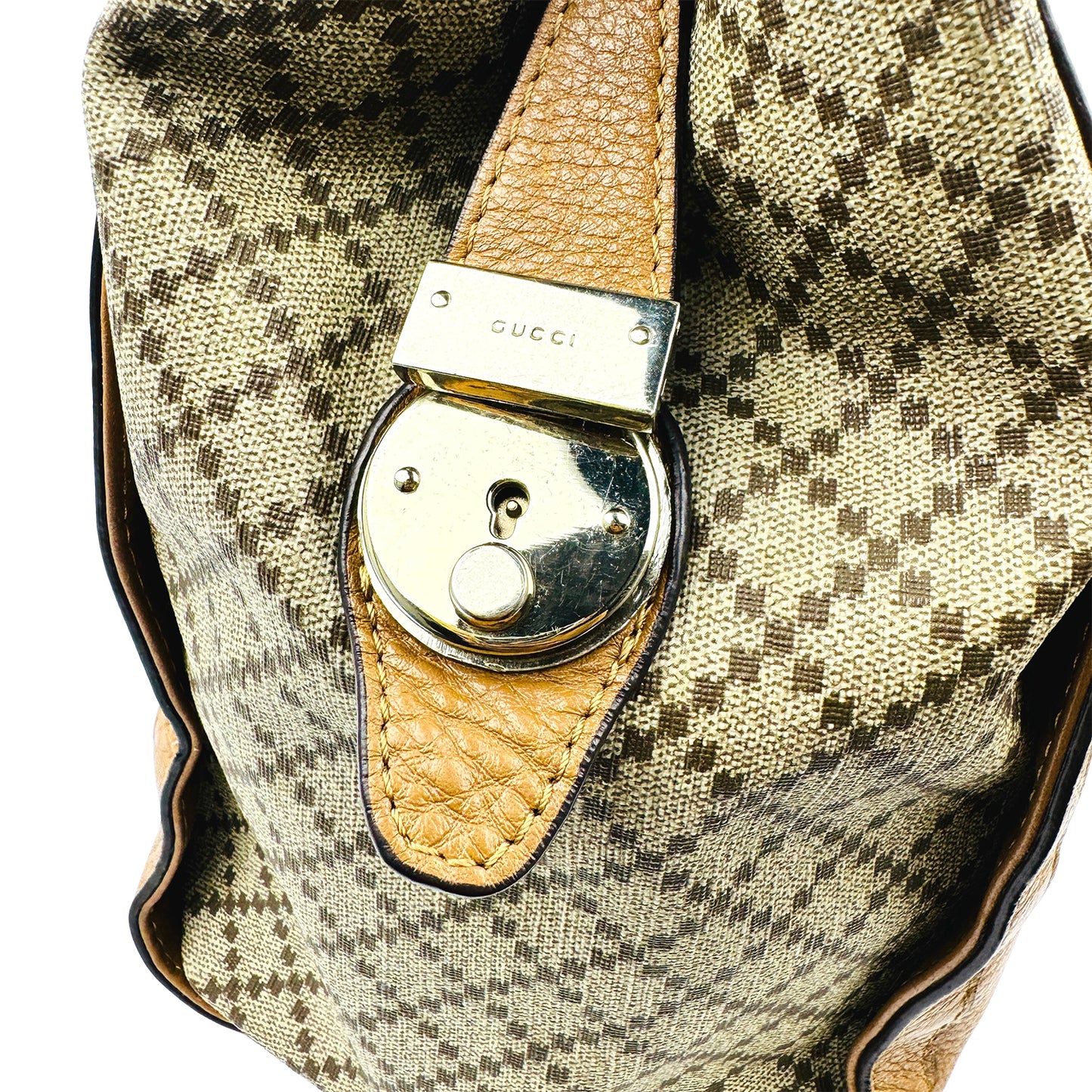 Gucci GG Supreme Web Diamante Weekender Bag