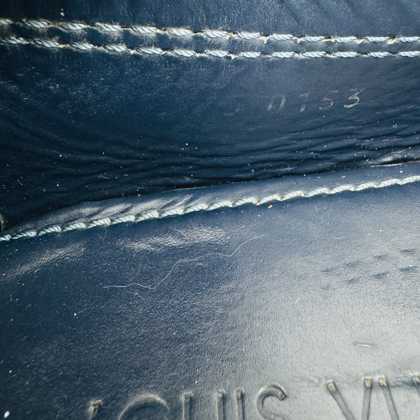 Louis Vuitton Blue Leather Italian Loafers (Size 43/43.5)