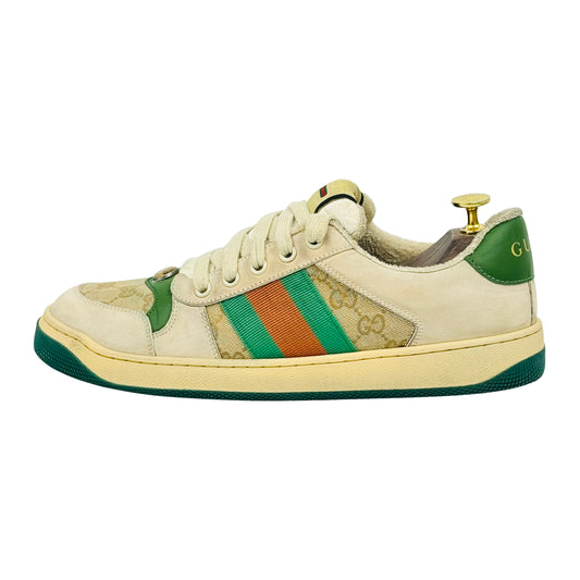 Gucci Men's Screener Beige Sneakers (Size 41)