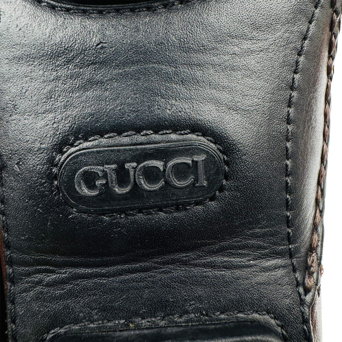 Gucci Dark Brown Leather Horsebit Driving Loafers (Size 39)