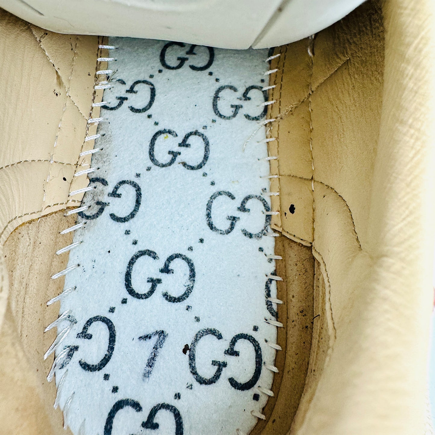 Gucci Women's ACE Leather Sneakers (Size 37/37.5)