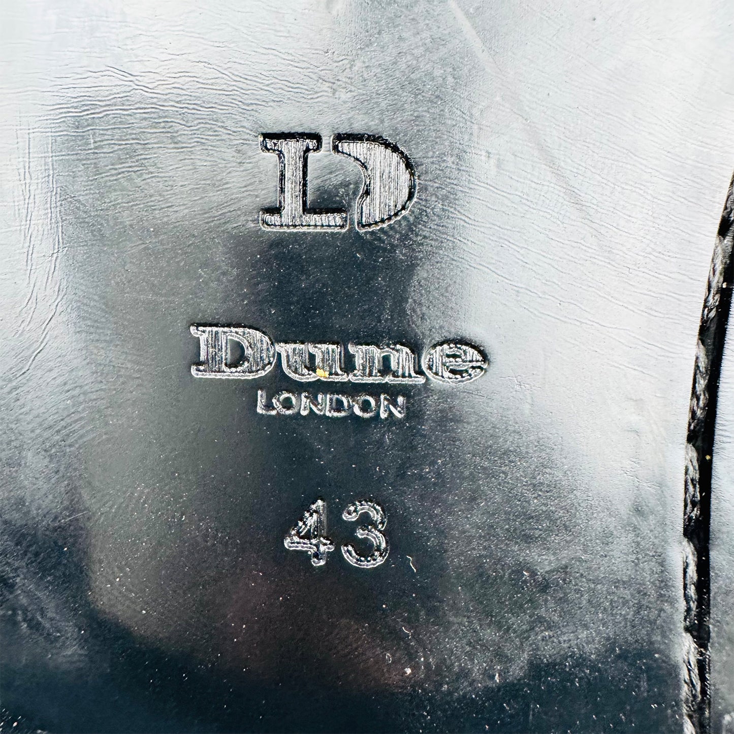 Dune London Men's Brown Leather Monkstrap Shoes (Size 43)