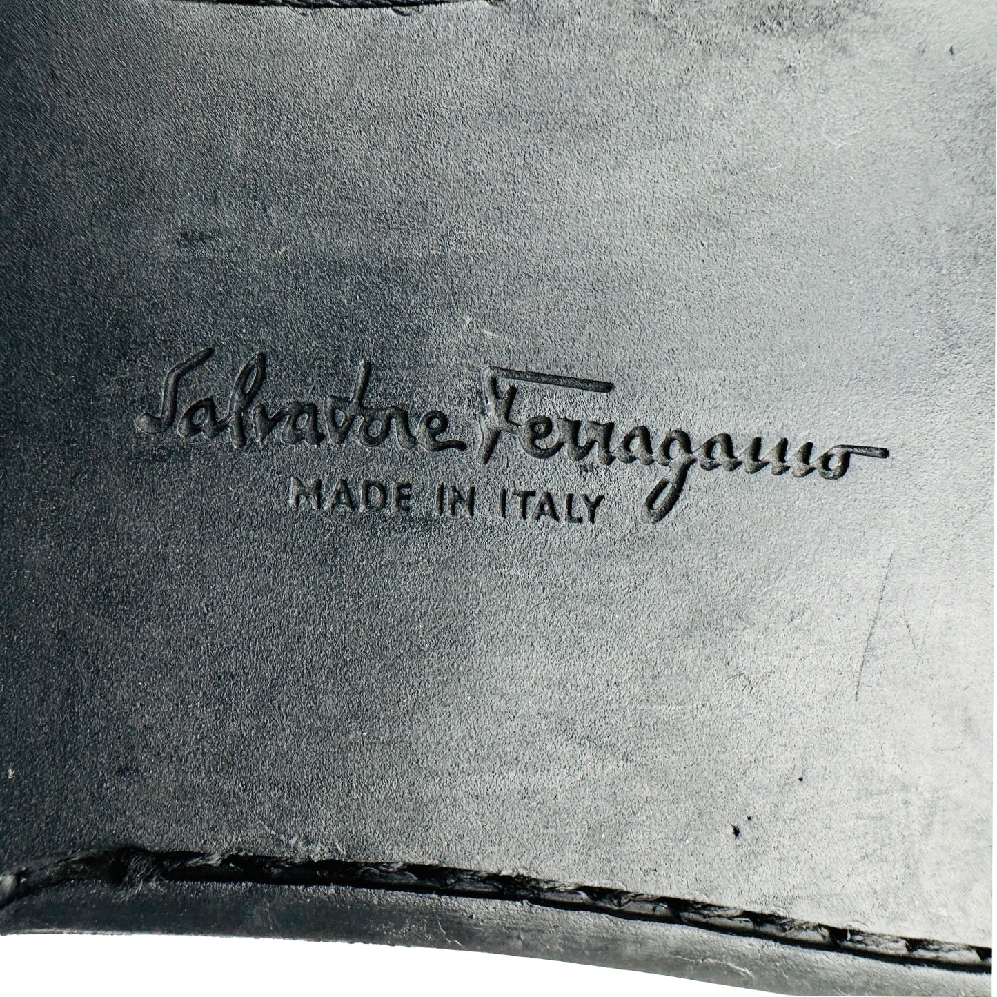 Salvatore Ferragamo Magnifico Black Loafers (Size 42)