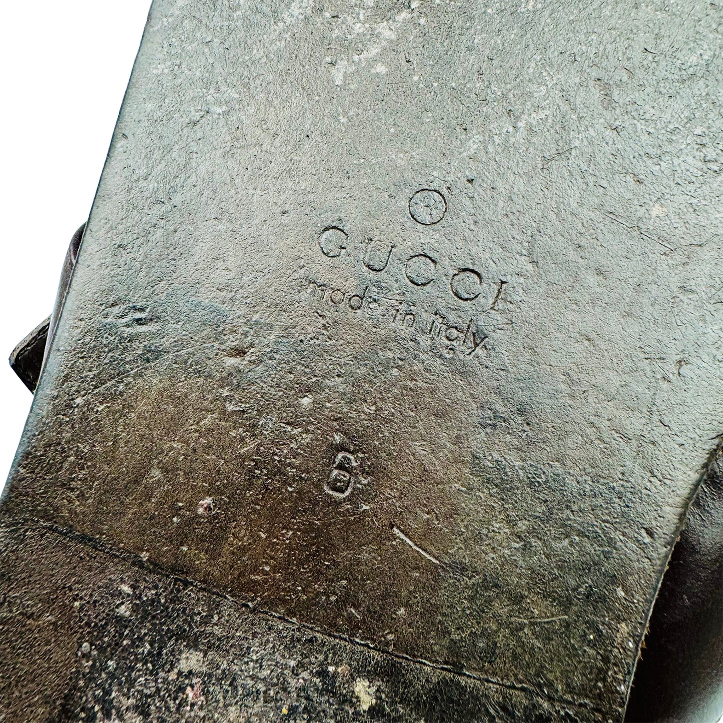 Gucci Brown Cross-Strap Sandal Slippers (Size 40)