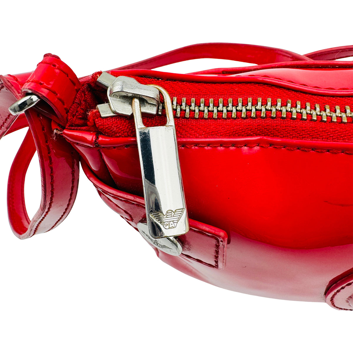 Armani Jeans Women's 'Bright Red' Cross Body Bag