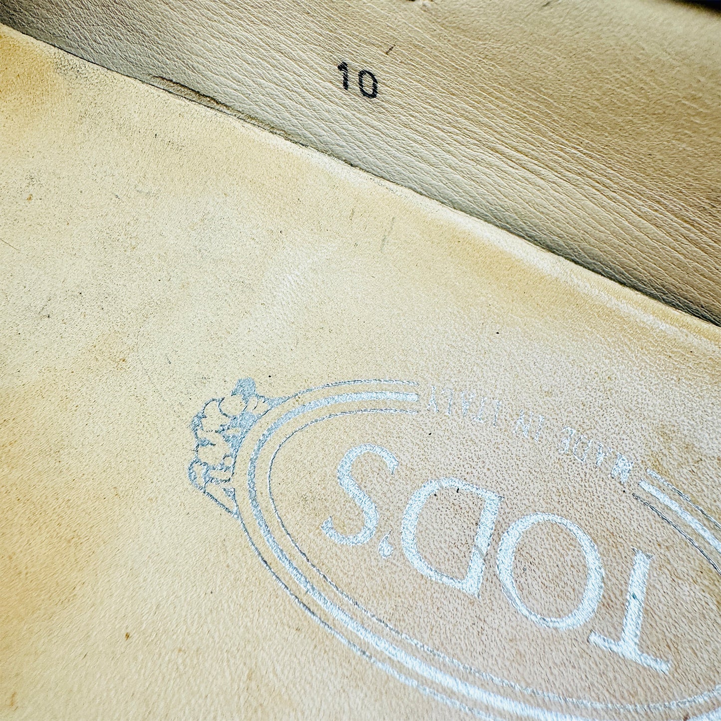 Tod’s Men's Blue Leather Loafers (Size 44)