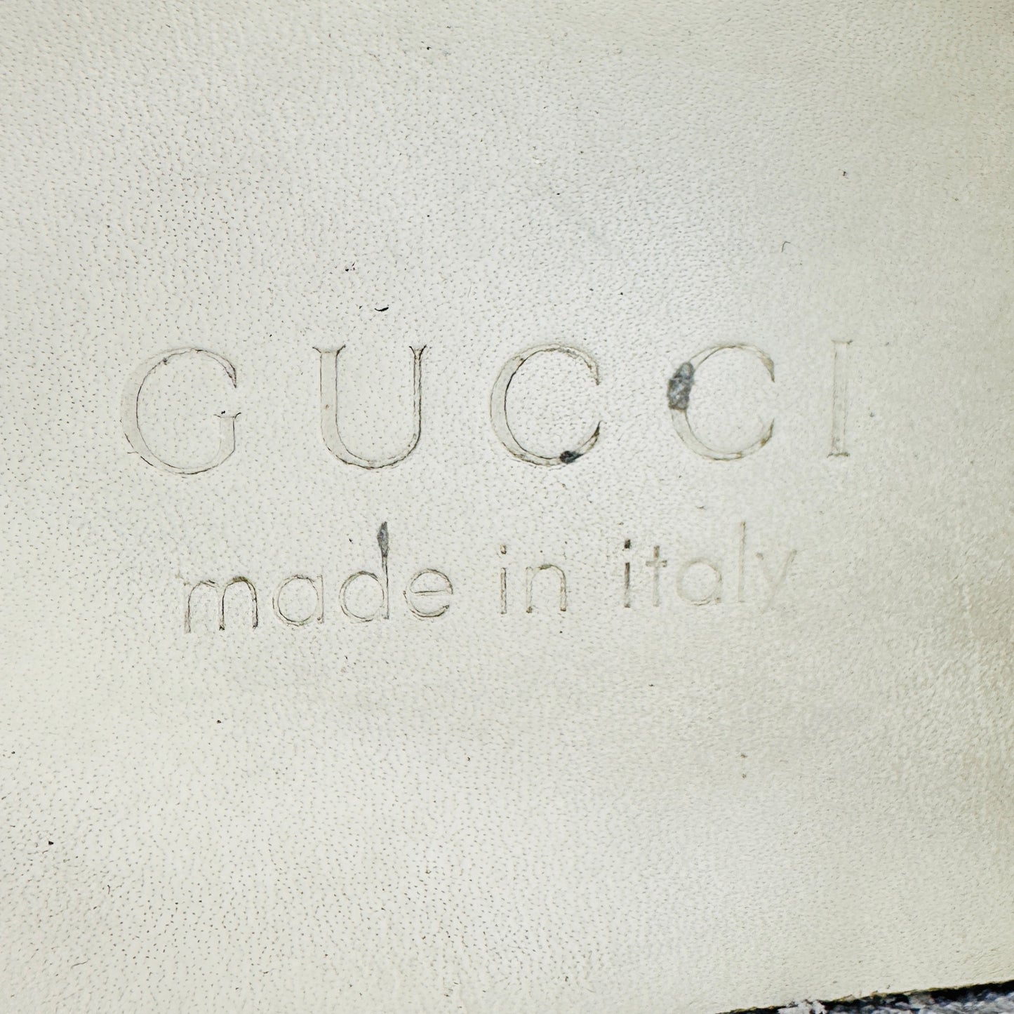 Gucci Screener White Web Stripe Sneakers (Size 42/42.5)