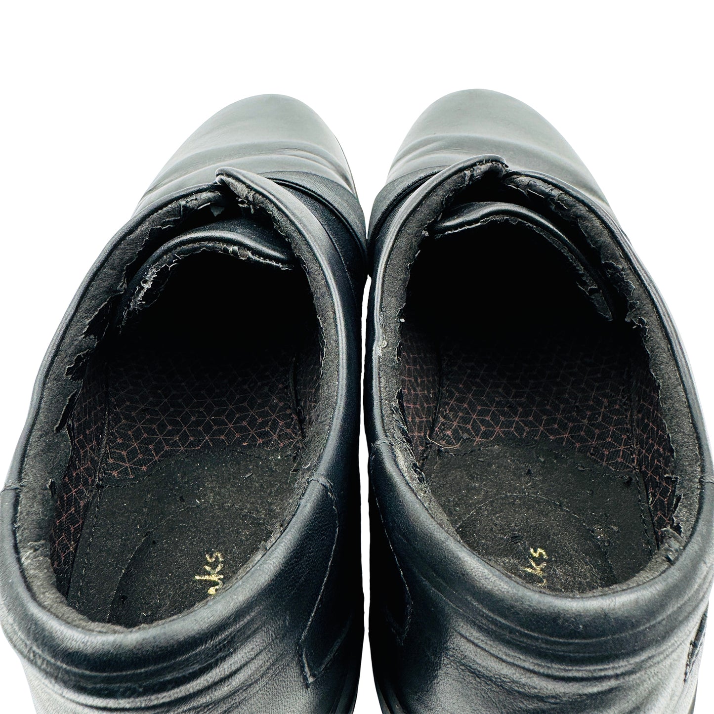 Clarks Stanway Easy Black Shoes (Size 45)