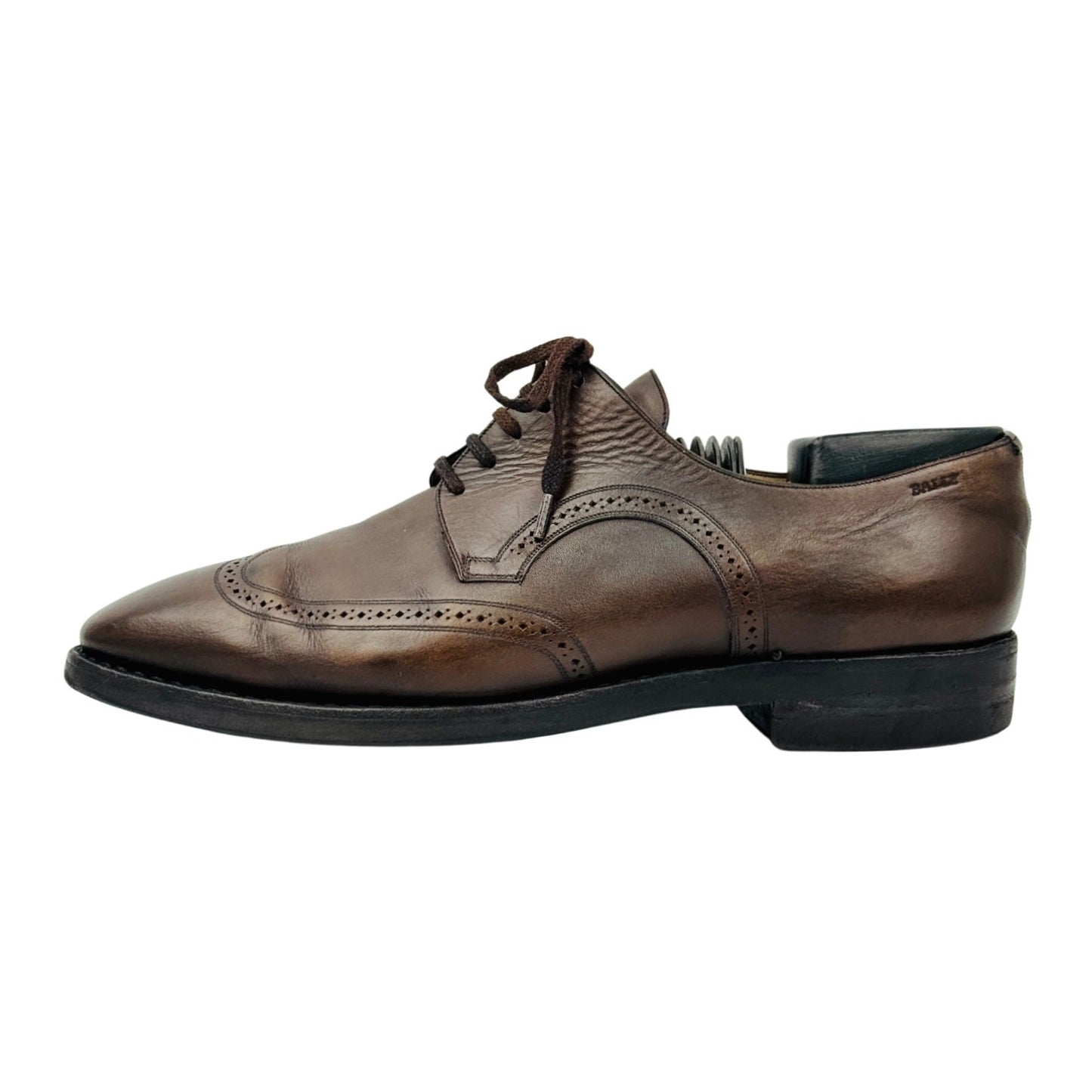 Bally Men's Brown Leather Oxford Shoes (Size 41/41.5)