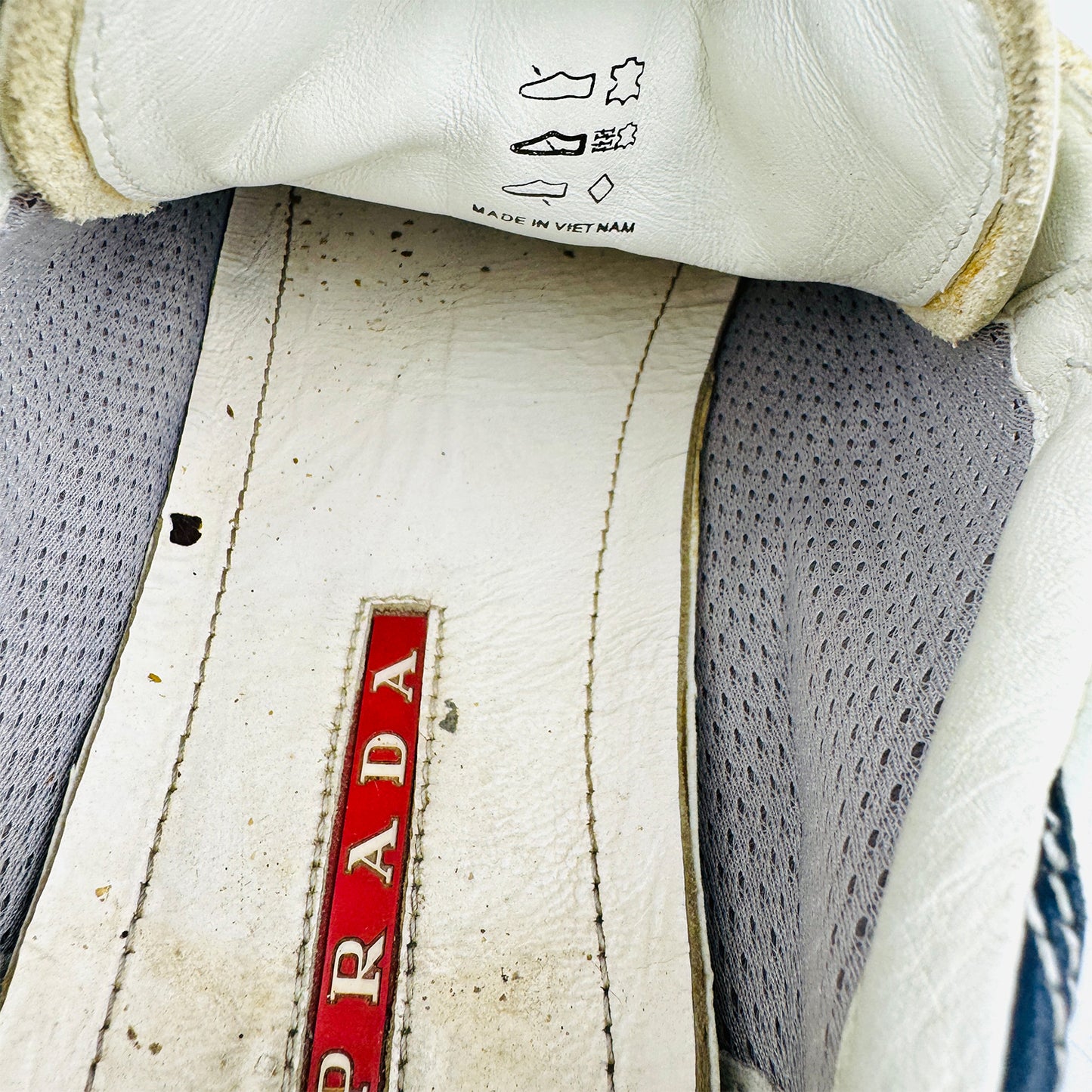 Prada America's Cup Red Line Sneakers (Size 43/43.5)