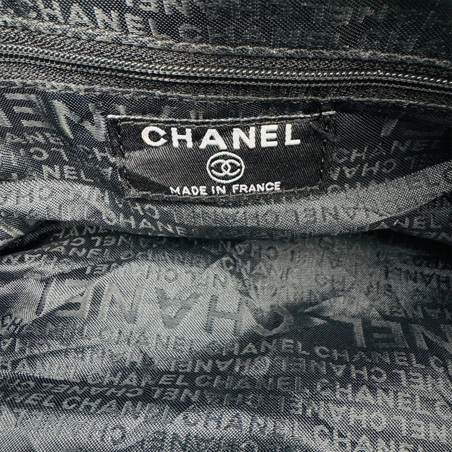 Chanel CC Cup Black Cavier Leather Tote Bag