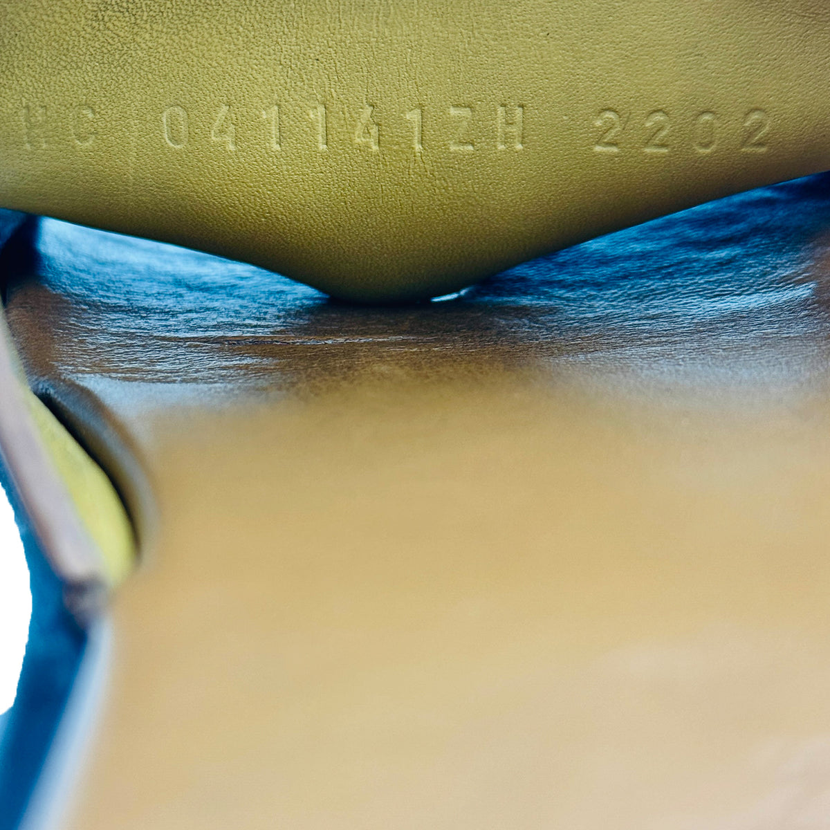 Hermès Izmir Tan Leather Sandal Slides (Size 43)