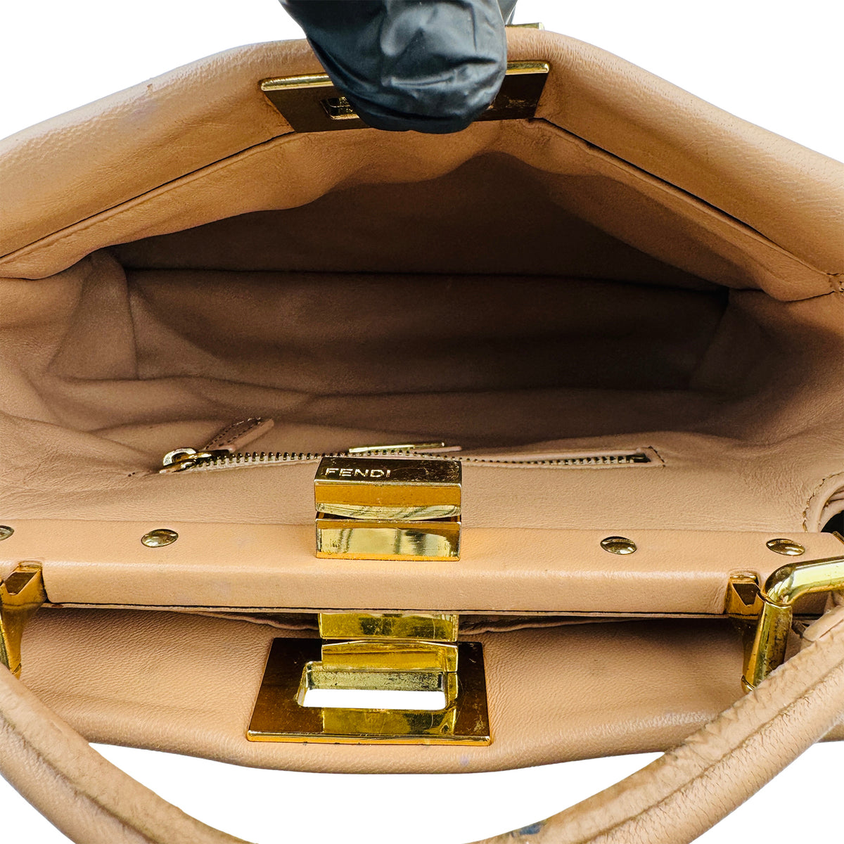 Fendi Mini Peekaboo Satchel Satchel Bag - 8BN244