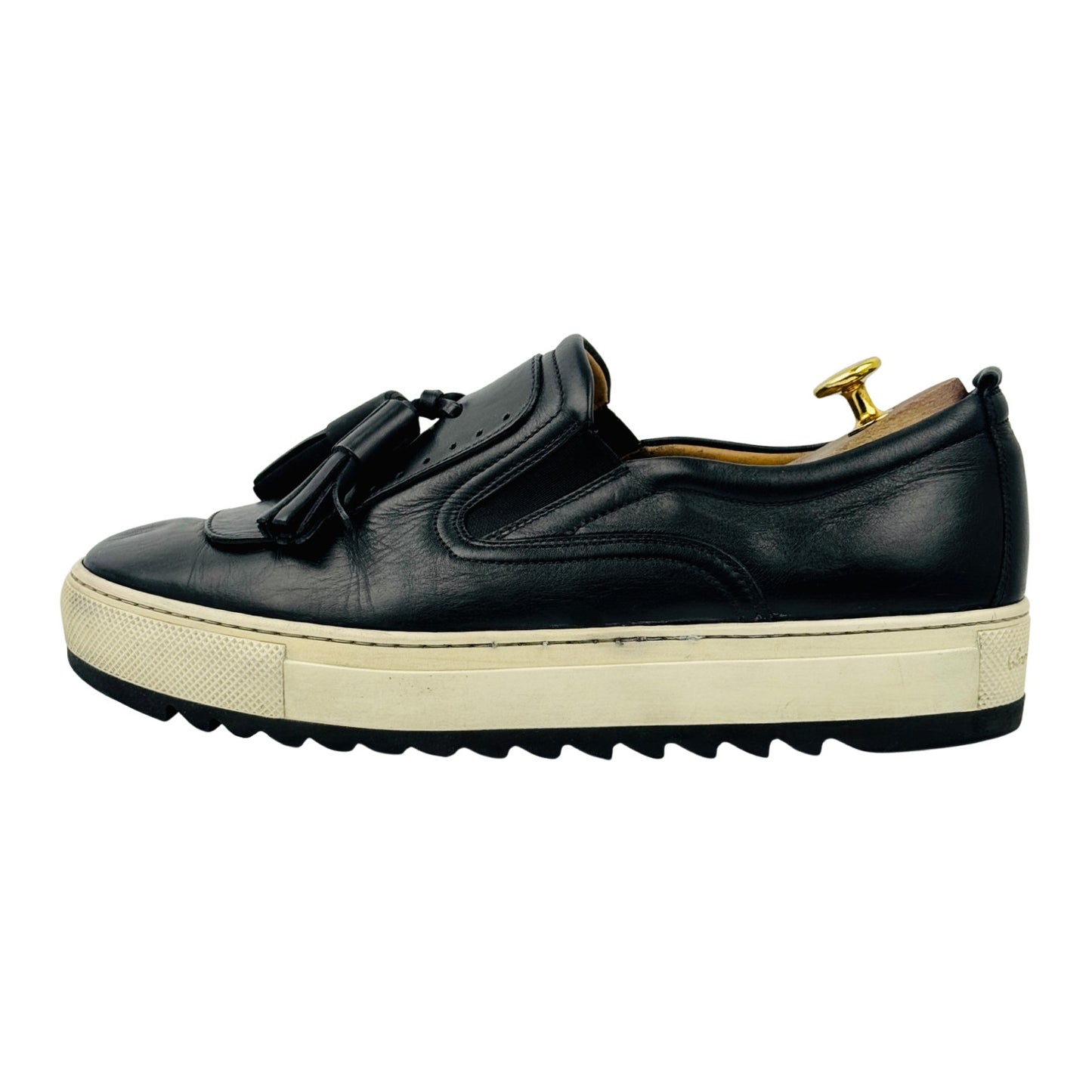 Salvatore Ferragamo Men's Lucca Black Shoes (Size 43.5/44)