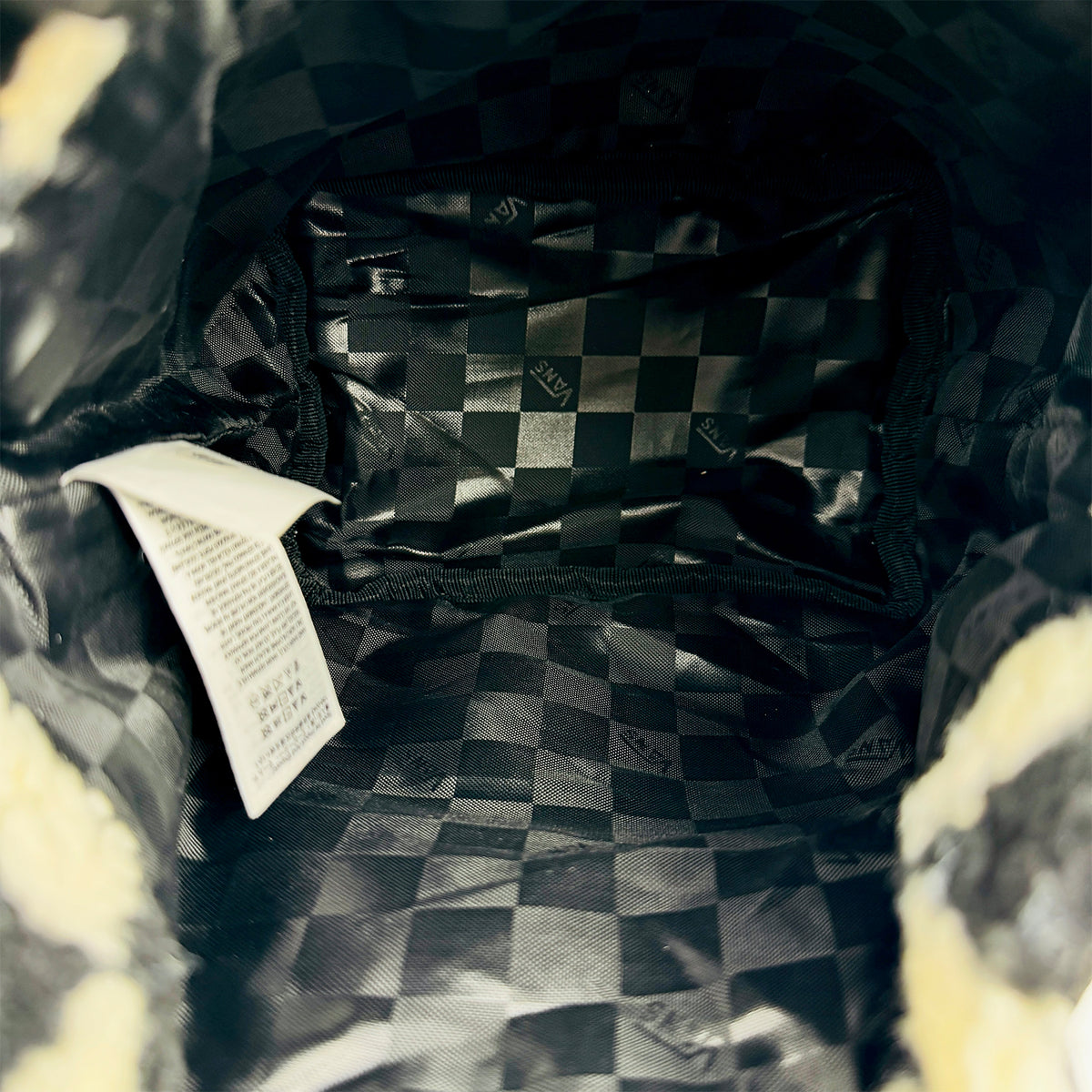 Vans ABD 'Checkerboard' Sherpa Bucket Bag - VN000CKF1KP
