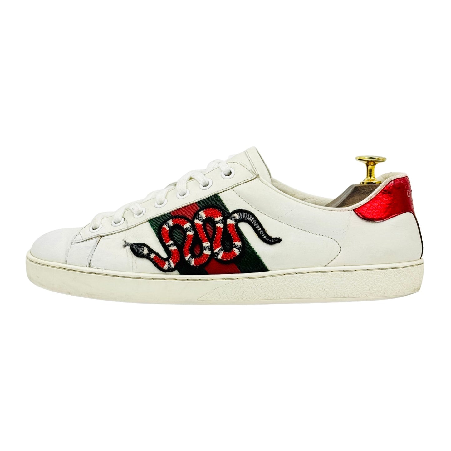 Gucci Ace 'Embroidered Snake' Sneakers (Size 40) - 456230