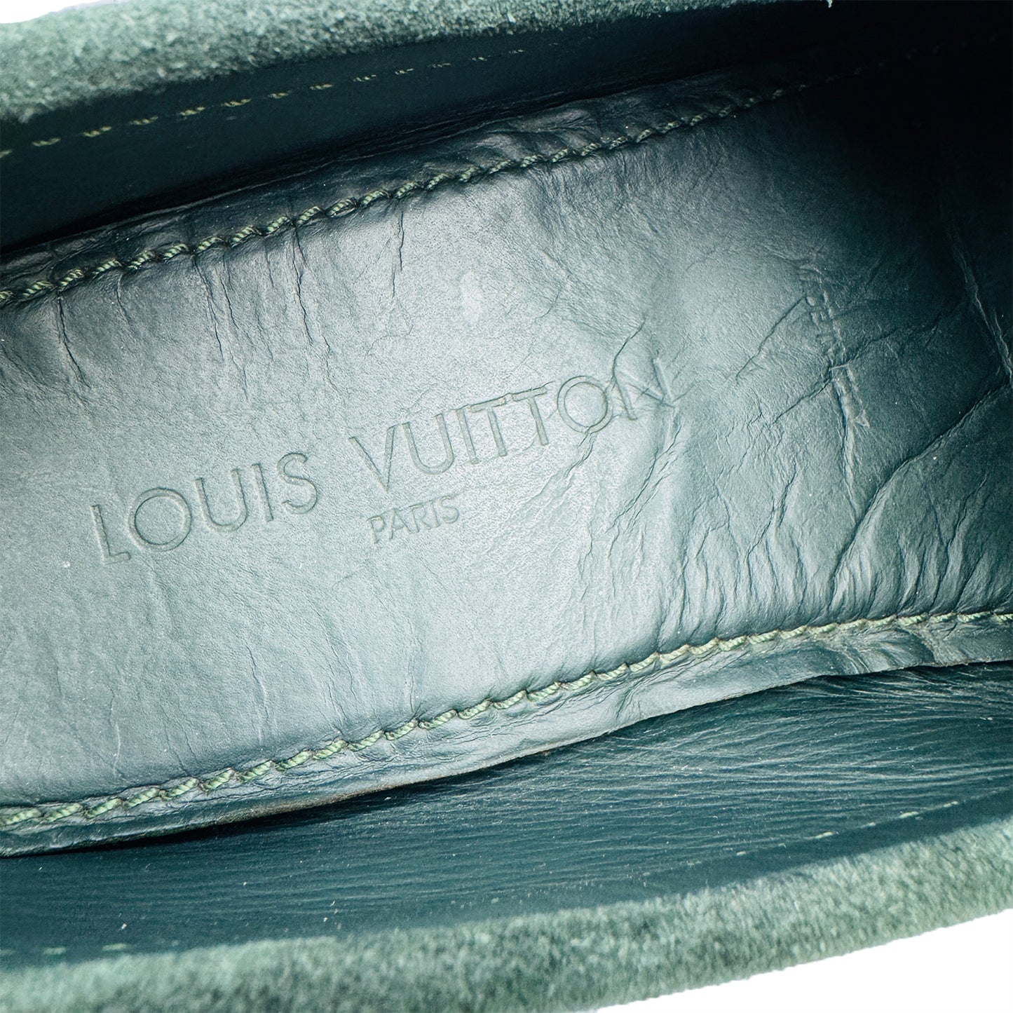 Louis Vuitton Monte Carlo Dark Green Loafers (Size 42/42.5)