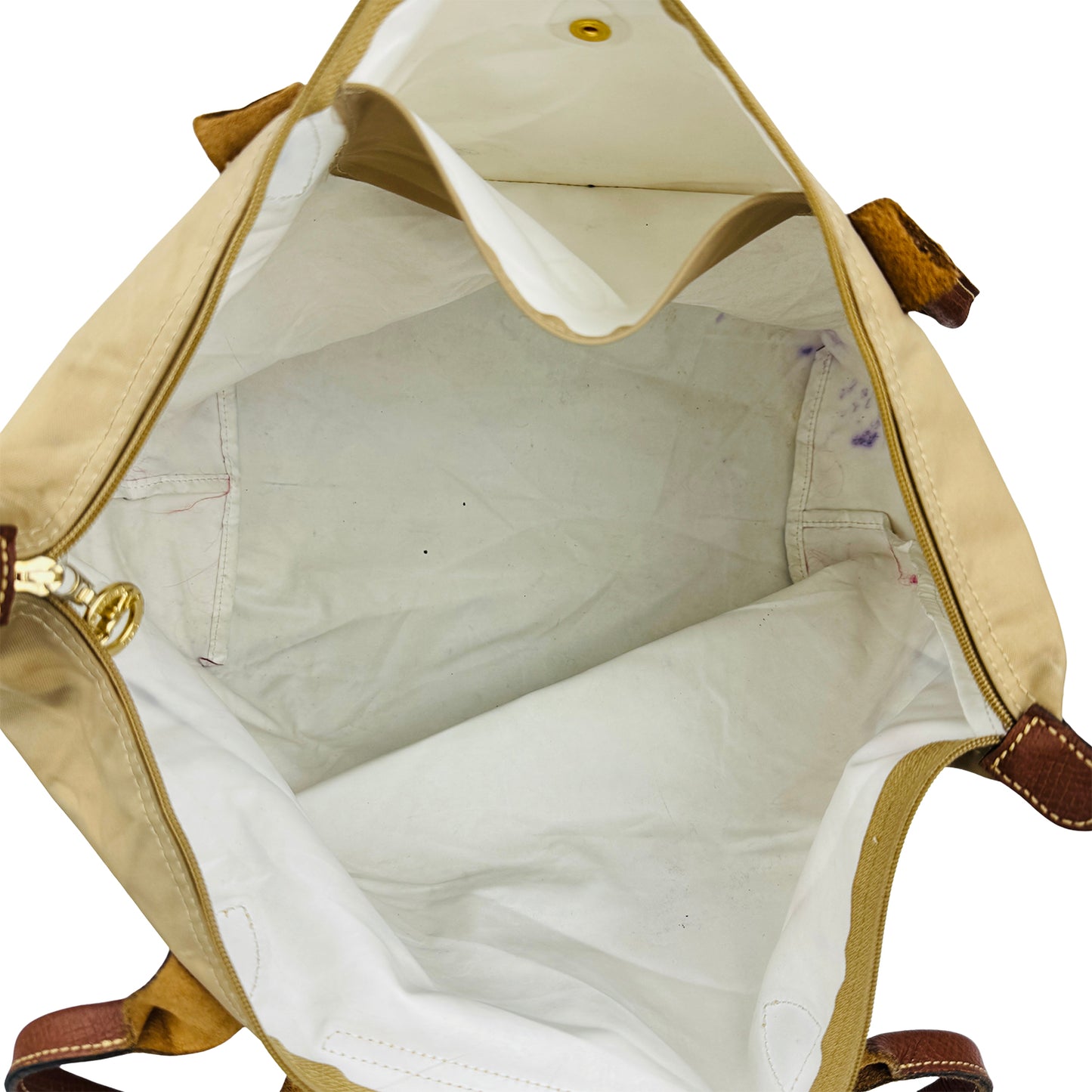 Longchamp Le Pliage 'Beige Brown' Large Tote Bag