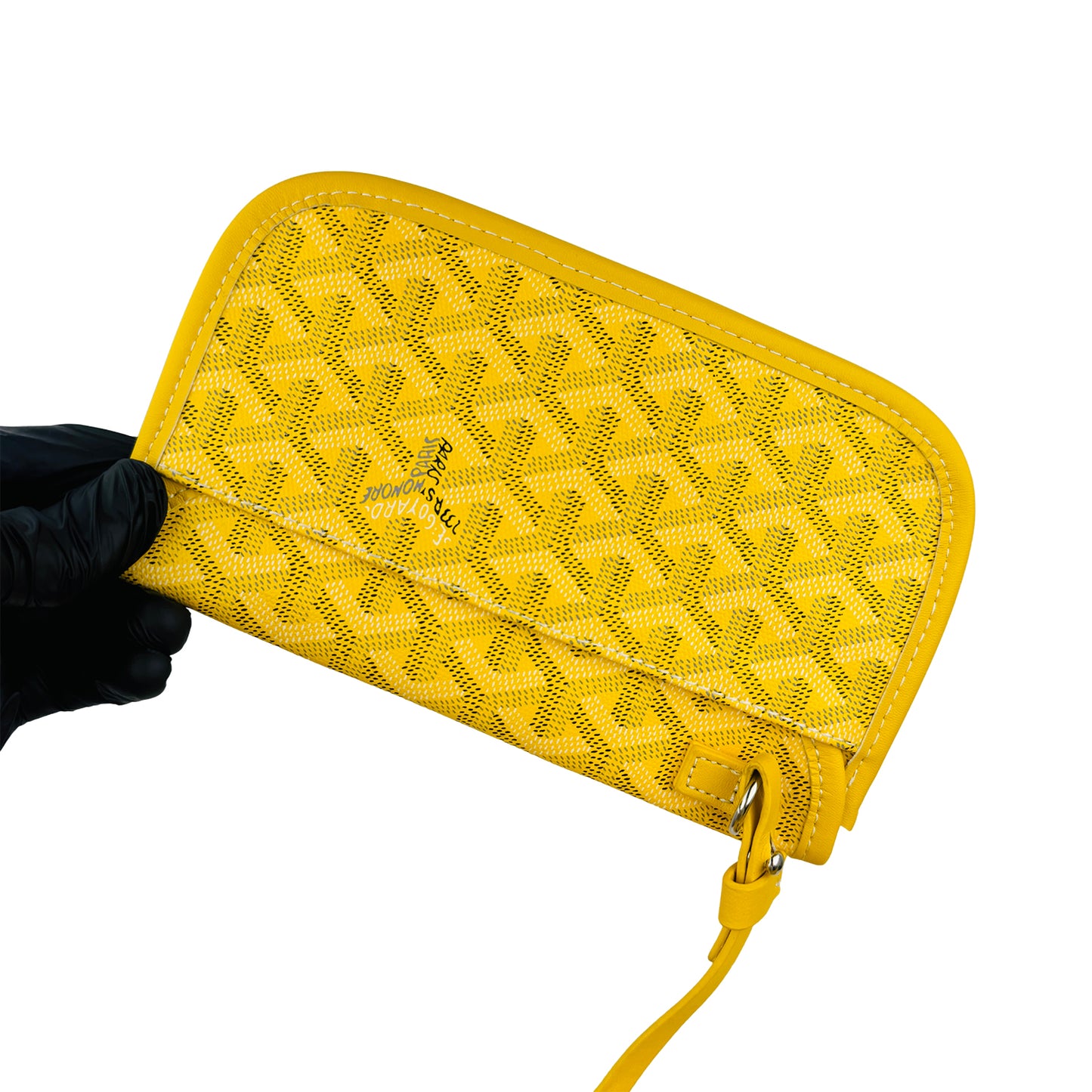 Goyard Saint Louis Yellow Goyardine Canvas Tote Bag