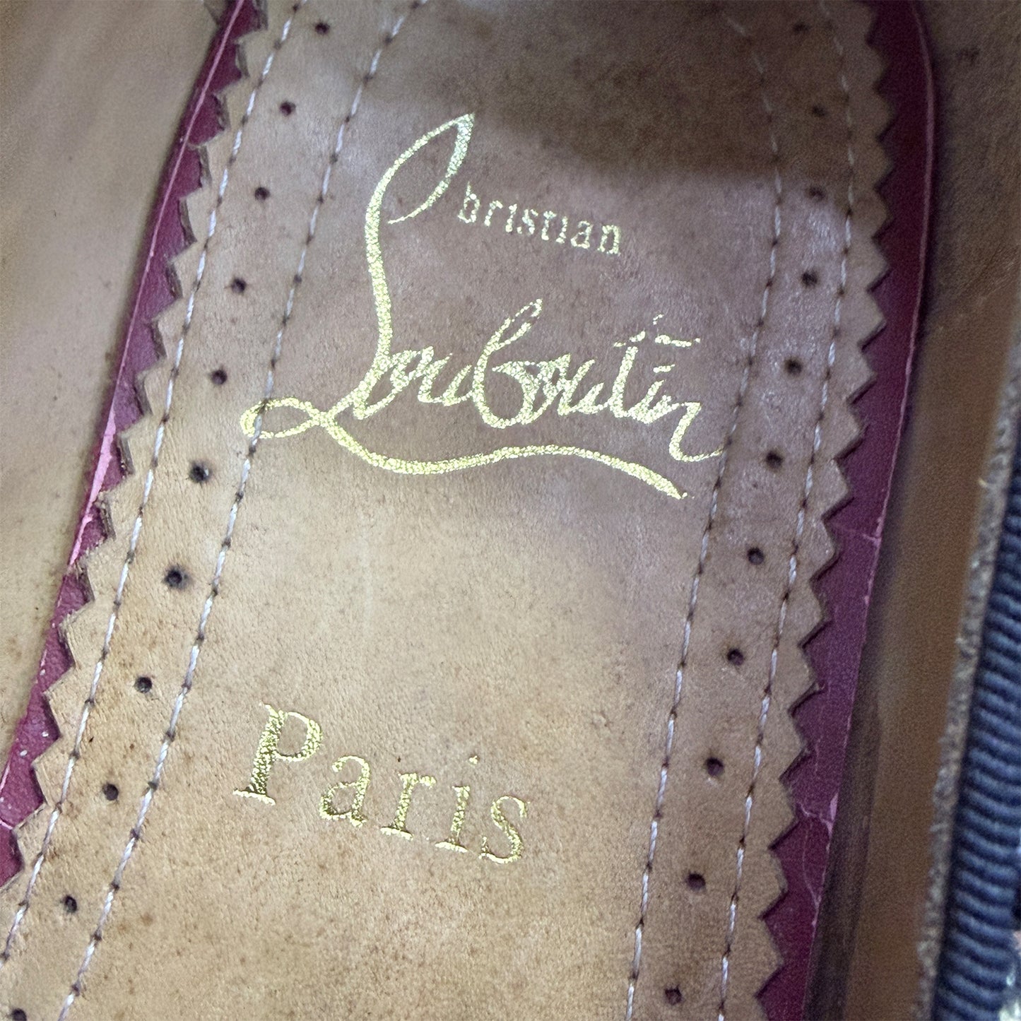 Christian Louboutin Dandelion Spikes Loafers (Size 41)