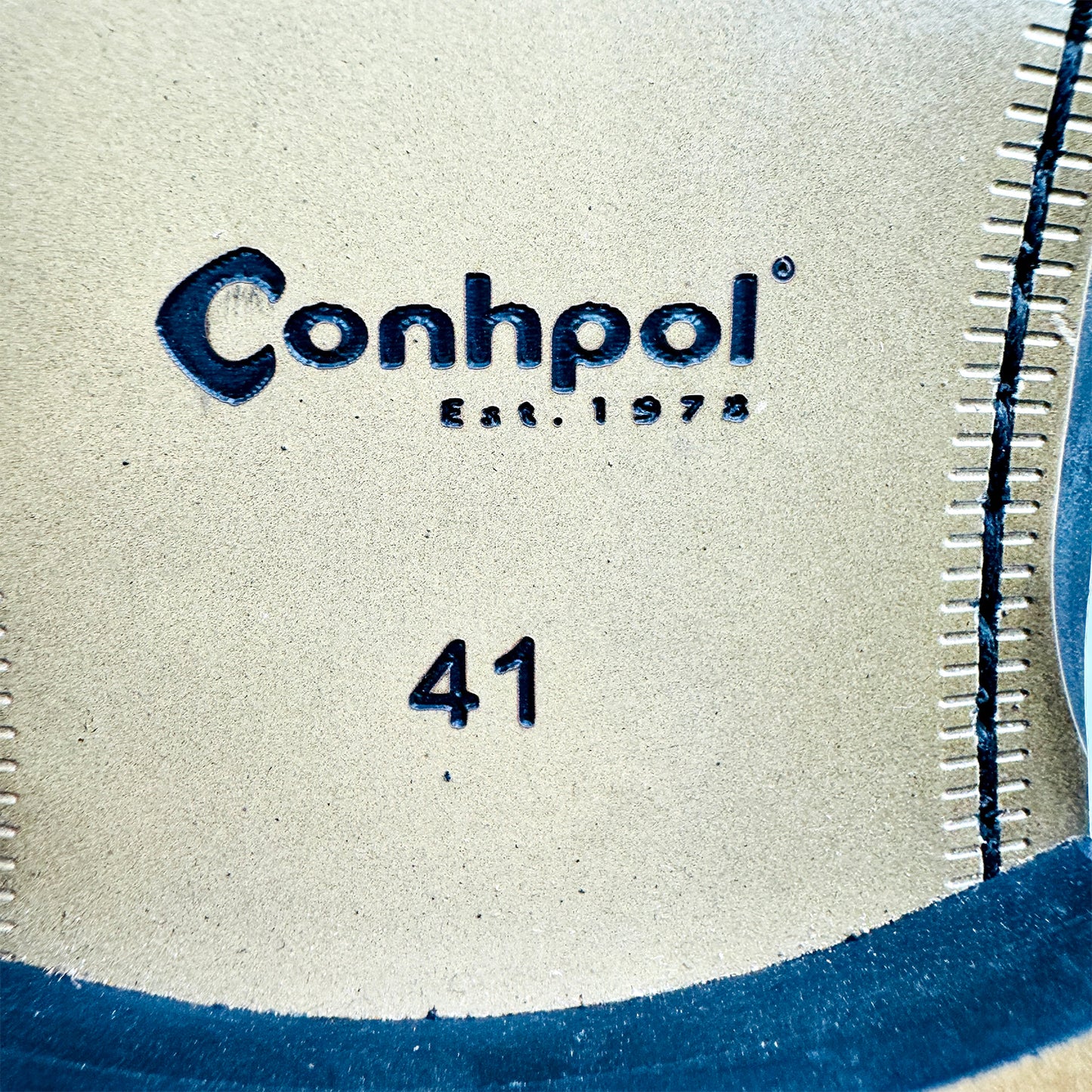 Conhpol Croc-Embossed Black Leather Loafers (Size 41.5)